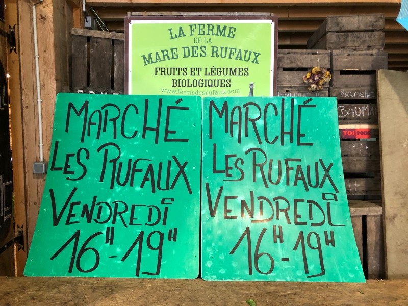 Marché fermier tous les derniers vendredis du mois sauf en juillet 
